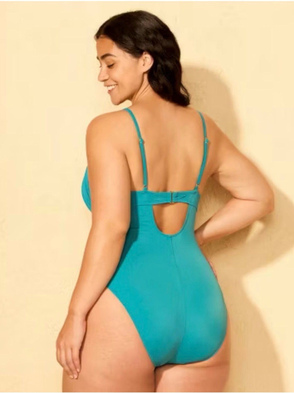 Women’s Tummy Control Underwire Medium Coverage One Piece Swimsuit - Picture 3 of 9